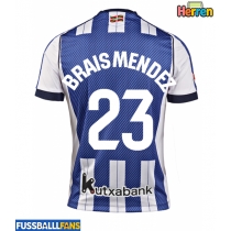 Real Sociedad Brais Mendez #23 Heimtrikot 2025-26 Kurzarm